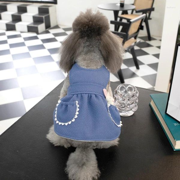 Ropa para perros Vestido pequeño Falda de gato de invierno Cachorro Schnauzer Poodle Yorkshire Ropa Maltés Bichon Frise Pomeranian Ropa para mascotas