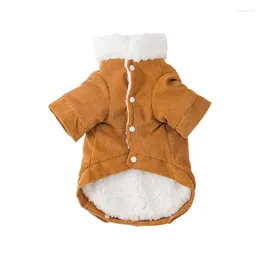 Hondenkleding Kleine jas Winter Pet Coat -outfit Thiken Warme Kleding Yorkshire Pomeranian Poodle Bichon Schnauzer kleding