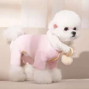 Hondenkleding Kleine jumpsuitkleding voor puppyhonden Winter Warm kleding Pomeranian Chihuahua Yorkie Bichon Maltese kostuumjas