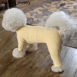 Hondenkleding kleine pyjama jumpsuit lente herfstkleding slaapkleding pyjama yorkshire poodle bichon pomeranian schnauzer huisdier kleding 231130