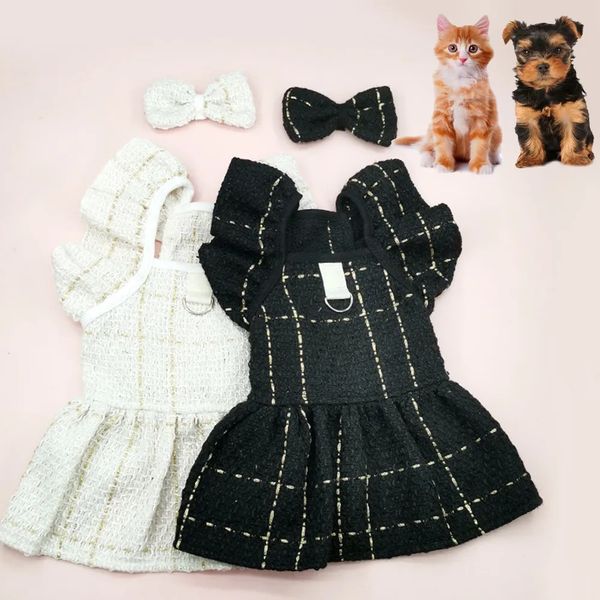 Ropa para perros Vestido para mascotas con estilo de perfume pequeño, adecuado para perros, gatos, vestido de princesa para perros dulces, vestido para gatos lindo y cómodo, vestido para perros, ropa para mascotas 231109