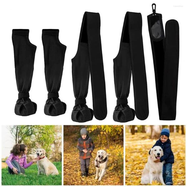 Appareils pour chiens Boots confortables Softs Chaussures antidérapantes imperméables avec bande de fixation réglable pour animal de compagnie sale traction