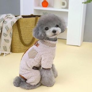 Ropa para perros suave cuatro piernas suéter cómodo ropa de cachorro de invierno caliente
