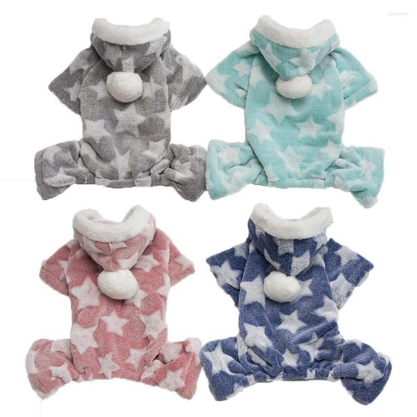 Vêtements pour chiens doux Homein chaud vêtements d'hiver pour animaux de compagnie manteaux à quatre jambes avec des vestes de petits moutons pour les vêtements de petits chiens