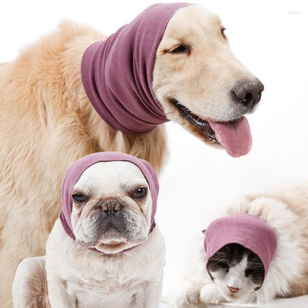 Ropa para perros Soft Pet Snoods para perros Orejas silenciosas Muffs Thunder Hat y Cat Calming Hood Protección contra el ruido Ansiedad Alivio Cap