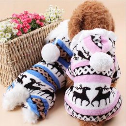 Hond Kleding Zachte Warme Huisdier Jumpsuits Kleding voor Honden Pyjama Fleece Kleding Jasje Chihuahua Yorkshire Ropa Perro 231114