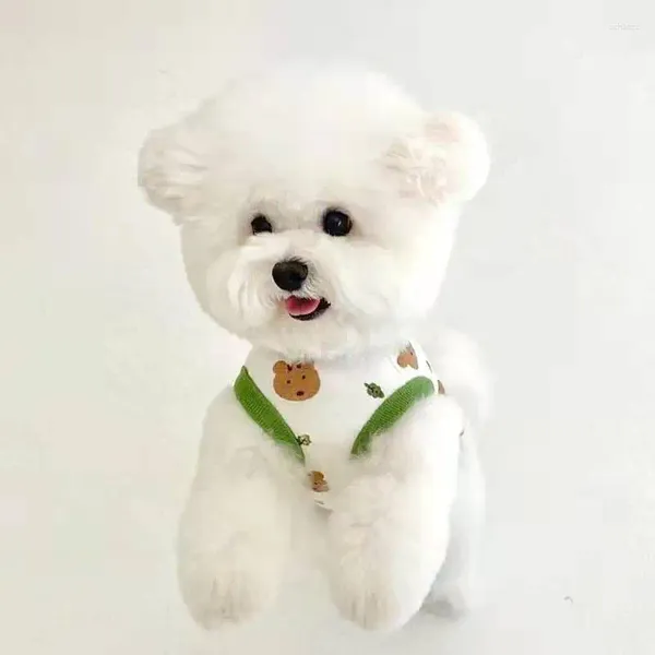 Appareils pour chiens Spring and Summer Bottom Shirt Pet Peddy Bikini Panda Mimi Pomeranian General Schnauzer Small Puppy Clothes