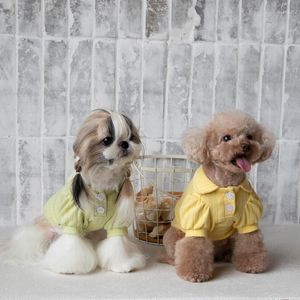 Vêtements pour chiens Printemps Automne Hiver Chemise Chat Chihuahua Vêtements Chiot Vêtements Yorkies Poméranie Shih Tzu Bichon Bichon Caniche S