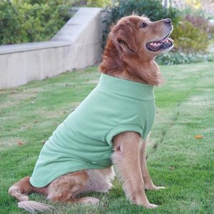 Vêtements pour chiens Collier montant Automne / Hiver Chaud Vêtements pour animaux de compagnie À la mode Casual Solid Designer Costume Loose Fluff Vêtements pour gros chiens