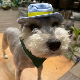 Les vêtements pour chiens se distinguent avec ce chapeau de compagnie accessoires charmants ensembles de costumes élégants de cow-boy confortable pour chiens