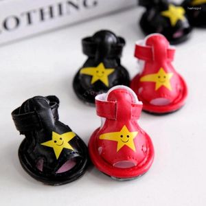 Vêtements pour chiens étoiles de compagnie de compagnie de petit chiot bottes pieds portes d'été chihuahua poméranie chat ati-slip carres sandales