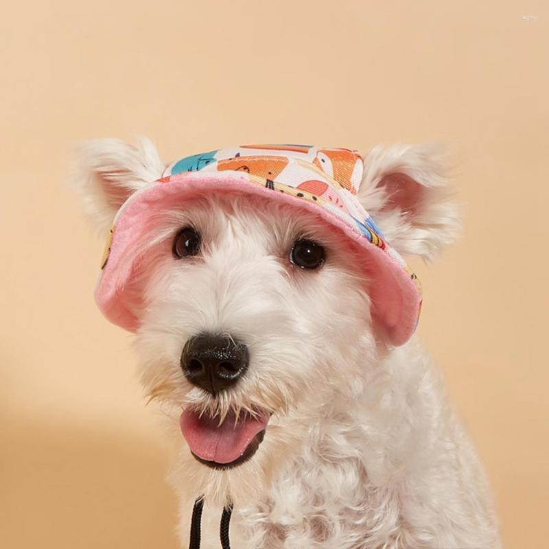 Roupa para cachorro elegante chapéu com padrão de laço para animais de estimação roupa leve para vestir a pele