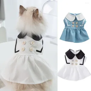 Hondenkleding Stijlvolle huisdier Cat Princess Dress zomer Summer Aantrekkelijke verkleeding