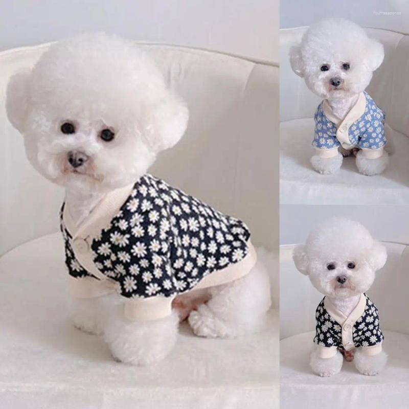 Dog Apparel Stylish Pet Mild To Skin Cardigan Well-stitched Comfortable Fashion Dogs Coat Outfits