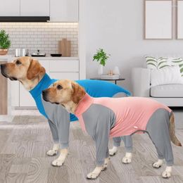 Vêtements pour chiens élégant costume de récupération pour animaux