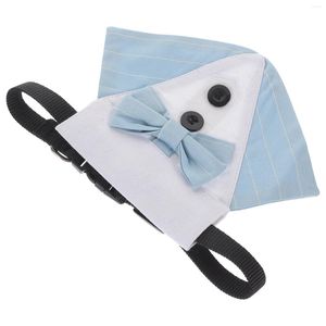 Traje de perros Traje de cuello Partido Puppy Puppy Bandana Ajustable Pet Corbookief Bib