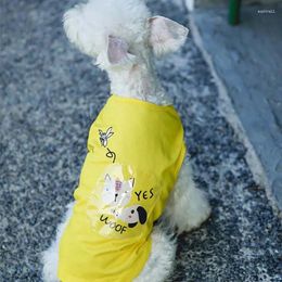 Hondenkleding Zomer anti-muggen huisdiershirt met ademende stof voor kleine honden