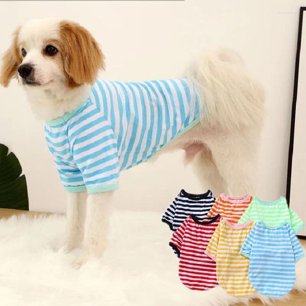 Vêtements de chien Summer Cat T-shirt Pyjamas Chiot Petits Costumes Yorkshire Poméranie Shih Tzu Caniche maltais Bichon Schnauzer Vêtements