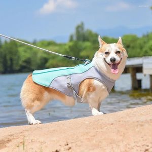 Hondenkleding Zomerkoeling Vest Harnas Reflecterende snelle release huisdierkleding Cool Jacket voor kleine medium grote accessoires