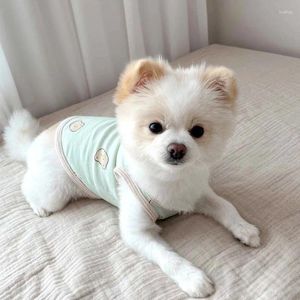 Vêtements d'été pour chiens, vêtements d'été pour animaux de compagnie, imprimés d'ours, en coton doux, pour chiots, petits et moyens, vêtements respirants, Chihuahua Ropa Perro Pug