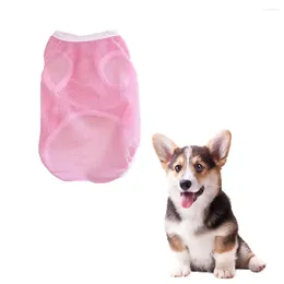 Vêtements pour chiens Gilet d'été pour animaux de compagnie maille respirante pour chiens chats confortable chemise de couleur unie fournitures de costumes doux