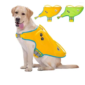 Hondenkleding Zomerveiligheid Pet Life Vest voor klein grote honden jas met reddingsgreep Zwemmen en varen Labrador Swimsuit