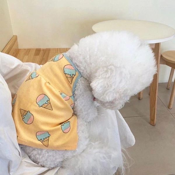 Ropa para perros ropa delgada de verano helado para mascotas oso de peluche de peluche