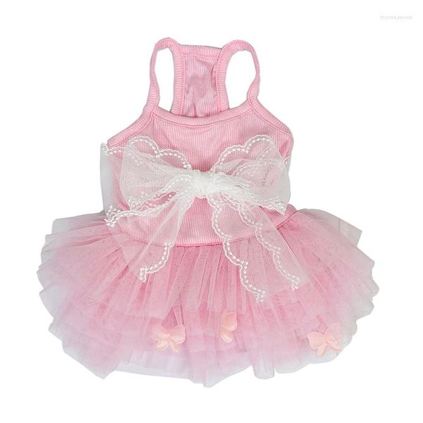 Vêtements pour chiens Été Tutu Robe de mariée Chat Chiot Jupe Chihuahua Yorkie Vêtements de Poméranie Shih Tzu Bichon Bichon Poodle Vêtements pour animaux de compagnie