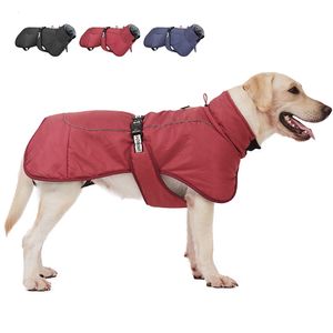 Vêtements pour chiens Manteau de veste pour chien super chaud Vêtements pour chiens épais Vêtements réfléchissants pour animaux de compagnie avec col haut pour chiens de taille moyenne Greyhound 230327