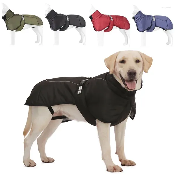 Vêtements pour chien super chaud vêtements extérieurs veste étanche pour le labrador