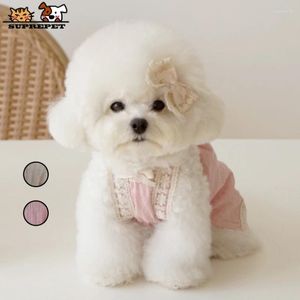 Vêtements de chien SUPREPET Robes pour petits chiens Dentelle Sling Chiot Robe Fille Pur Coton Été Pet Chat Vêtements Mignon Bichon Teddy Vêtements