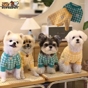 Vêtements de chien Suprepet Pet Vêtements pour les petits chiens Grille Classic Puppy Sweat à capuche Chihuahua Pull à sweat à capuche mignon