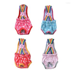 Hond Kleding Bretels Luier Sanitair Slipje Voor Meisje Vrouwelijke Fysiologische Pantie Kleine Periode Slips Shorts 6XDE