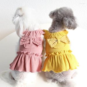 Vêtements pour chiens robe de compagnie douce chat pour chiens vêtements petit designer chihuahua vêtements