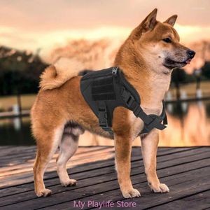 Hondenkleding tactisch vest riem set betrouwbaar materiaal grote honden lopen en kabelboom met borsttouw met handvat