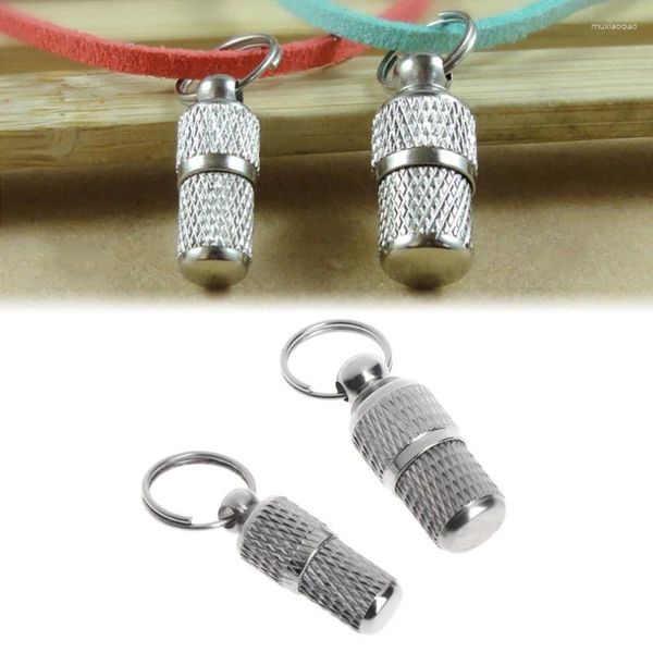 Porte-étiquette de vêtements pour chiens anneau d'animal de compagnie de chiot en métal avec mini boîte de rangement pour les fournitures de collier de chat