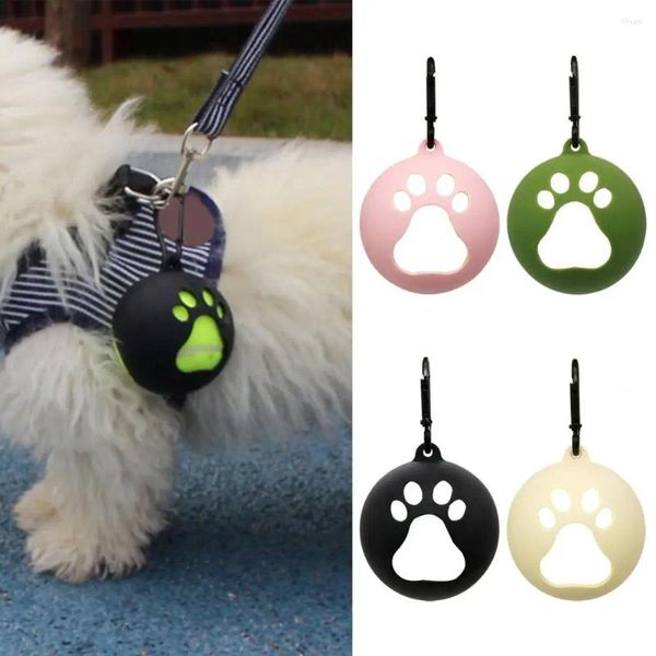 Topeador de bola de tenis de ropa para perros con estampado de gancho Instalación fácil Cubierta de mascotas manos libres Suministros de accesorio