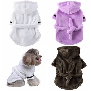 Appareils pour chiens épais pour les petites grandes fournitures pour animaux de compagnie Super Microfibre Pyjon Baignoire serviette de peignoir