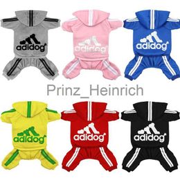 Chien Vêtements Survêtement pour Chiens Printemps Automne Chien Sweat Sport Combinaison Vêtements pour Petits Chiens Bouledogue Français Yorkie Chihuahua Hoodies J230727