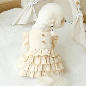 Hondenkleding Tutu Kat Puppy Huisdier Zomerjurk Klein kostuum Yorkies Pomeranian Kleding Shih Tzu Poedel Bichon Kleding Rok