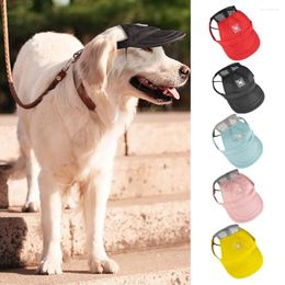 Ropa para perros gorra única que usa el pequeño sombrero solar con protección solar