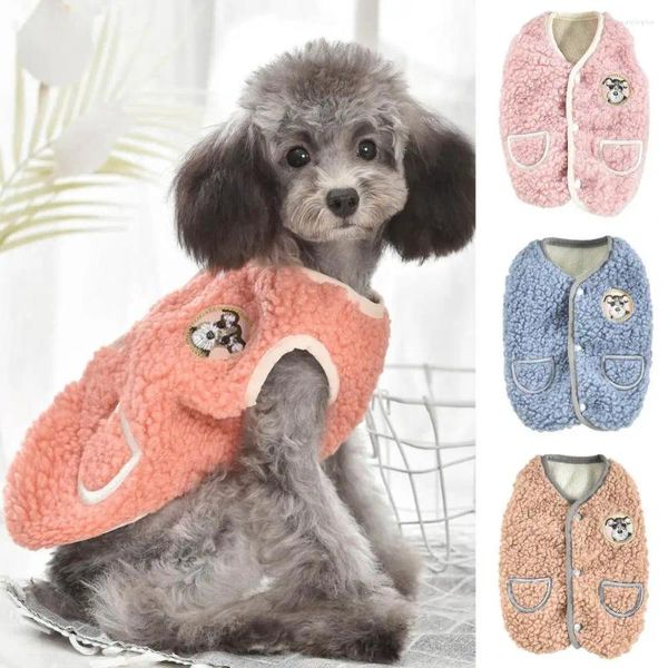 Vêtements pour chiens Gilet Manteau Outfit Pet Dogs Modèle Dress-up Adorable Épaissi pour l'hiver