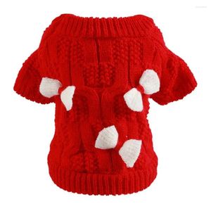 Vêtements de chien Gilet Jolie Année Rouge Légère Pet Vêtements de Noël Pull pour l'hiver