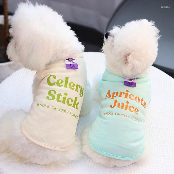 Vêtements pour chien gilet printemps été mince vêtements de chiot respirant