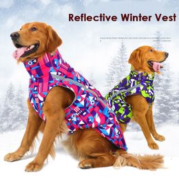 Hondenkledingvest Winterreflecterende dierenkleding Verdikt katoen gewatteerd Outdoor Medium Large Shell-jack 230901