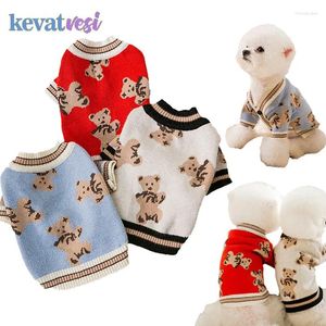 Vêtements pour chiens Vêtements chauds Vêtements mignons pour chiots Pull tricoté pour animaux de compagnie pour petits chiens moyens Chats Chihuahua Yorkie Manteau Vêtements pour animaux de compagnie