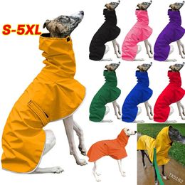 Vêtements de chien Veste chaude Veste imperméable Whippet Manteau d'hiver réglable Greyhound Vêtements Polaire Italien 231213