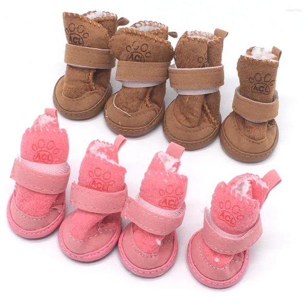 Vêtements pour chiens pour animaux de compagnie chauds chats d'hiver pour chiens Boots de neige non glip