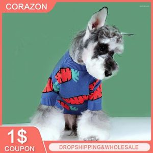 Vêtements pour chiens vêtements pour animaux de compagnie pour les petits et moyens chiens automne d'hiver pull de Noël tricoté