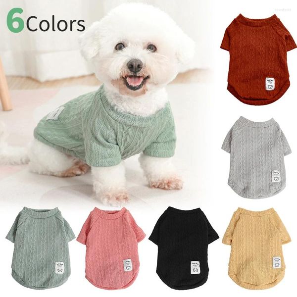 Vêtements pour chiens Pull chaud pour animaux de compagnie Vêtements d'hiver pour petits chiens de taille moyenne tricoté chiot chat manteau chihuahua bouledogues français yorkie costume